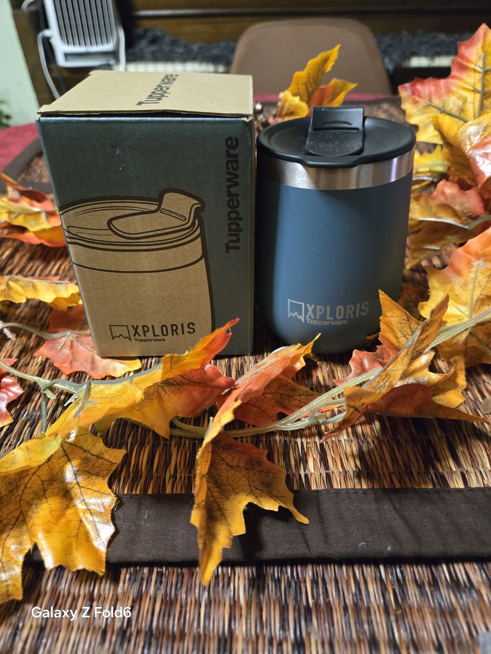 Tupperware Xploris Travel Mug - Matte Slate Blue